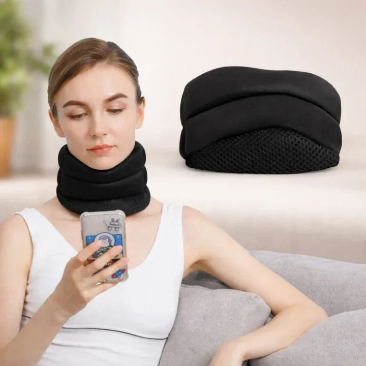Almohada ergonómica de espuma viscoelástica para soporte cervical, reduce los ronquidos