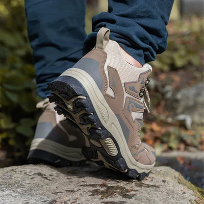 Cushioned High-Top Hiking Boots with Ankle Support for Men & Women – Waterproof Trail Shoes for Outdoor Adventures & Travel