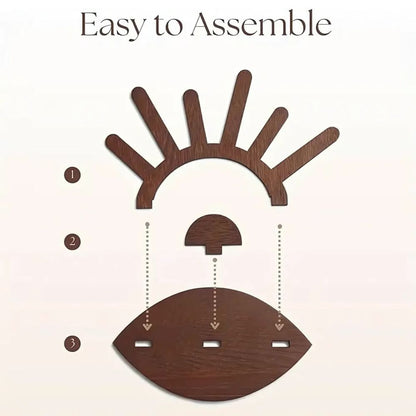 Dawn Jewelry Rack - High-Quality Wood, Elegant Six Column Design