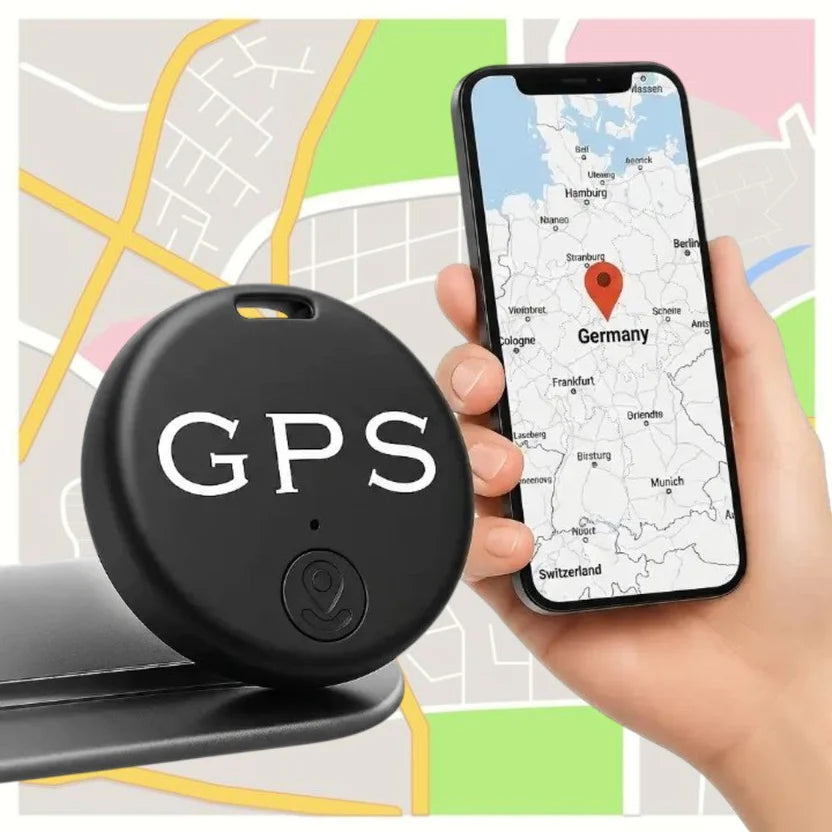 Compact Real-Time Location Tracker with Motion Alert for Vehicles, Luggage & Valuables – 2-Pack Magnetic GPS Device for iOS & Android