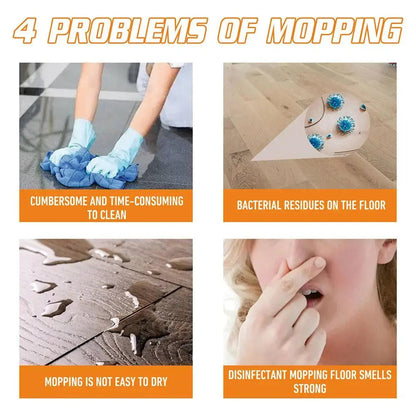 Citrus-Scented Multi-Surface Floor Cleaner Concentrate for Tile Hardwood Laminate Kitchen Bathroom 3.4 oz