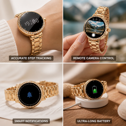 Accurate Step-Tracking & Ultra-Long Battery Smartwatch