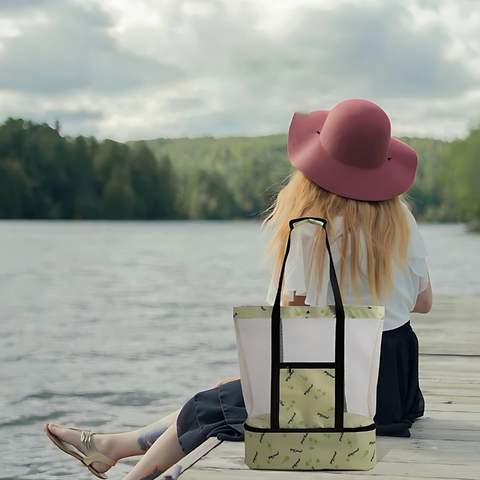 Ortekor Summer Bag | Lightweight Mesh Tote with Integrated Cooling Compartment | Perfect for Beach and Picnics