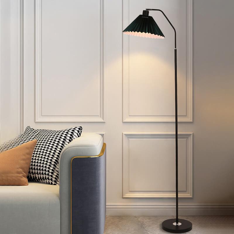 Adjustable Standing Lamp for Living Room & Bedroom 58.7 in Tall Metal Frame Black Finish E26 Socket 3 Light Temperatures LED Compatible Home