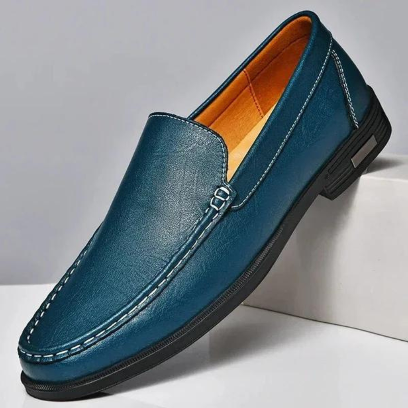 Mocasines de piel auténtica para hombre, zapatos de vestir sin cordones para negocios, eventos informales, bodas, oficina y ocasiones formales, estilo italiano clásico hechos a mano