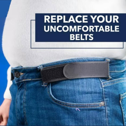Adjustable Elastic Stretch Belt Without Buckle for Jeans Pants Dress Trousers Men Women Everyday Casual Comfort Flexible Waist
