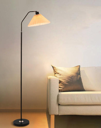 Adjustable Standing Lamp for Living Room & Bedroom 58.7 in Tall Metal Frame Black Finish E26 Socket 3 Light Temperatures LED Compatible Home