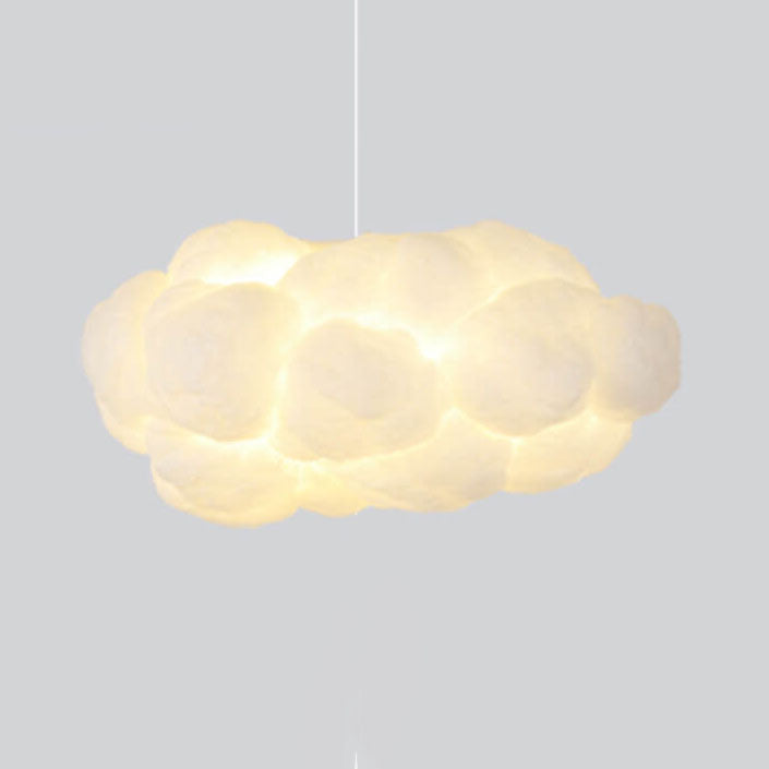 Suspended Ceiling Fixture with Steel Frame & Fabric Shade – Adjustable Height Overhead Lamp for Dining Areas, Bedrooms & Kitchen Islands – W