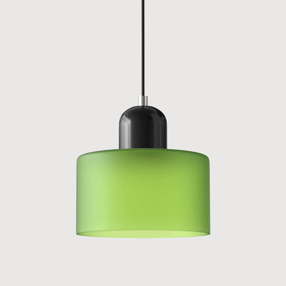 Handwoven Glass Pendant Light Bauhaus Style Indoor Hanging Lamp Adjustable Cable for Dining Room Kitchen Home Office