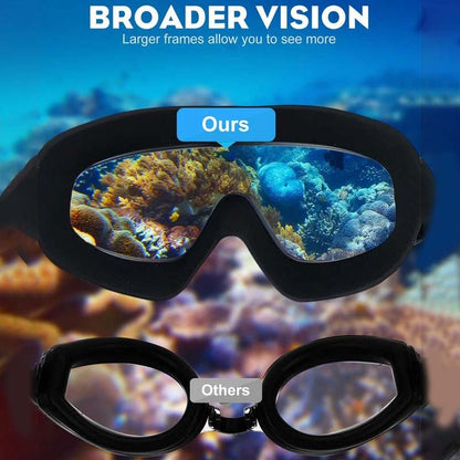 AquaVision | Gafas de natación con tecnología antivaho | Ajuste cómodo para una visión subacuática clara
