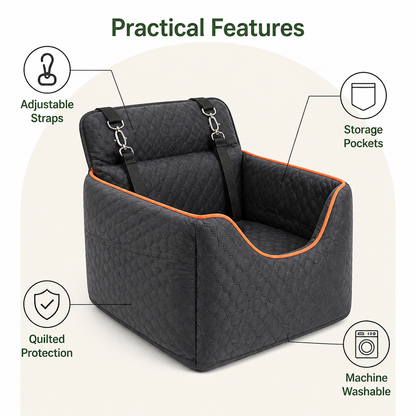 Ortekor Elevated Removable & Washable Car Booster Seat