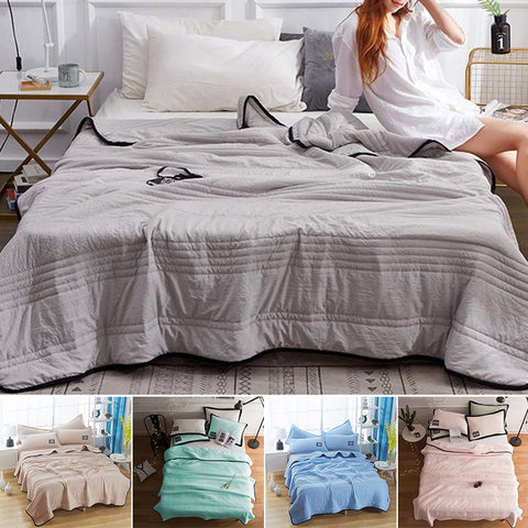 Lightweight Cooling Blanket | Breathable Silk Fabric for Comfortable Sleep