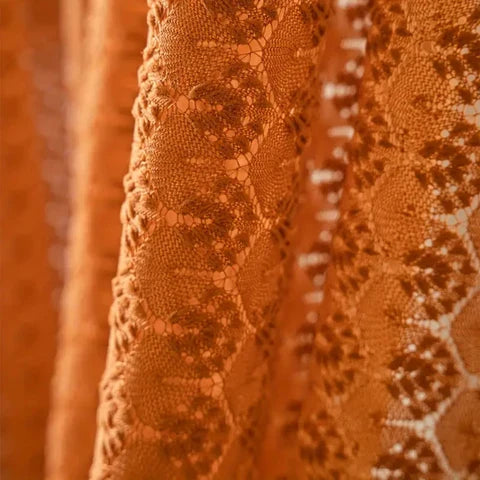 SunWeave – Bohemian Crochet Curtain