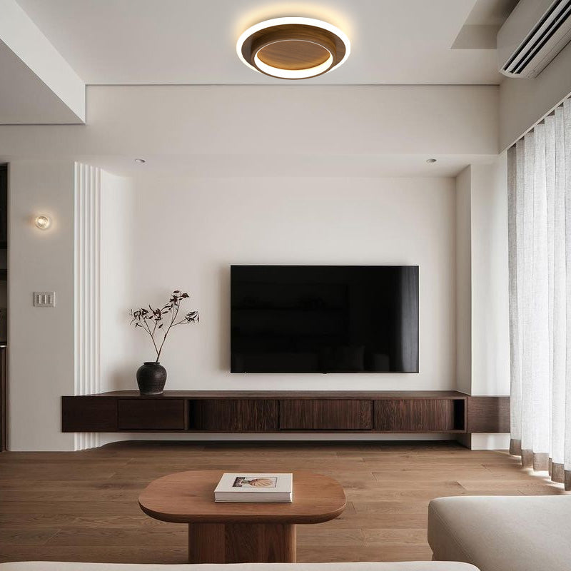 Round Flush Mount LED Light 2 in Low Profile for Bedroom Hallway Living Room Kitchen Entry Modern Ultra Slim Disk Design 10W 20W Integrated