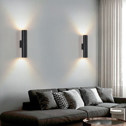 Sleek Aluminum LED Sconce 12-Inch Square Modern Fixture for Bedroom Living Room Study Hallway Task Reading Ambient Indoor Lighting