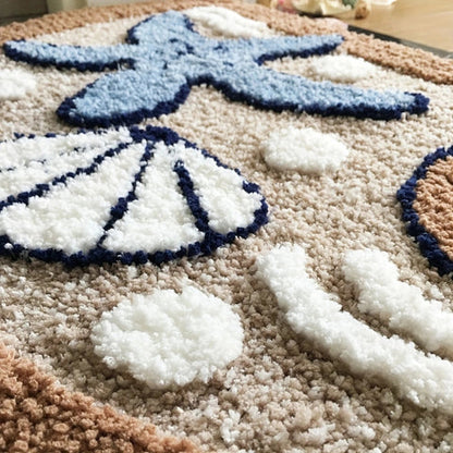 Fuzzy Bath Mat - Non-Slip, Colorful Design