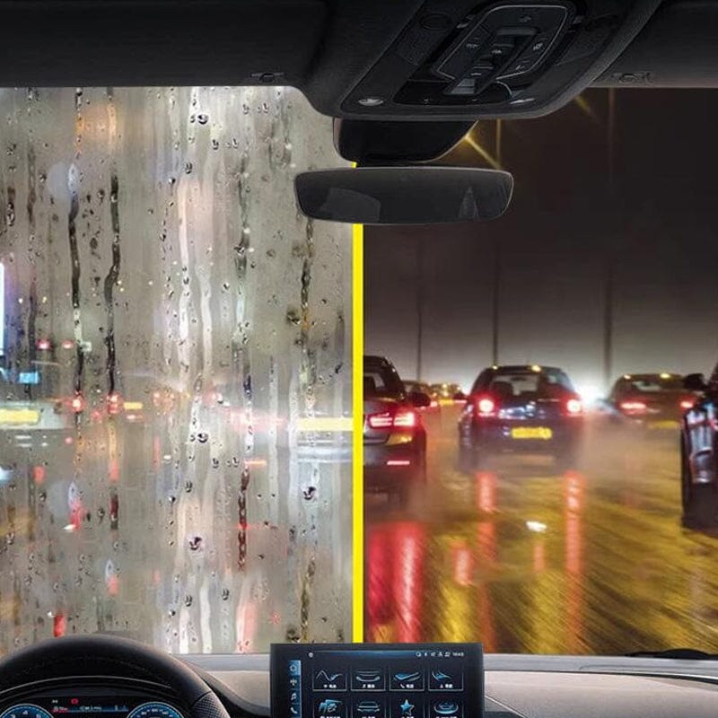 Rain-Repellent Glass Coating Kit for Car Windshields, Home Windows & Mirrors – Water Beading Formula with Built-In Applicator
