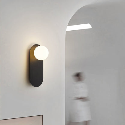 G9 Hardwired Wall Sconce Metal Glass 12 Inch Vertical Fixture Bedroom Hallway Indoor Lighting White Black for Modern Interiors