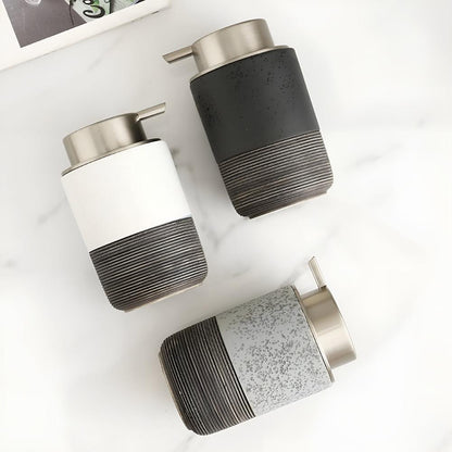 Matelle – Dispensador de jabón de cerámica minimalista