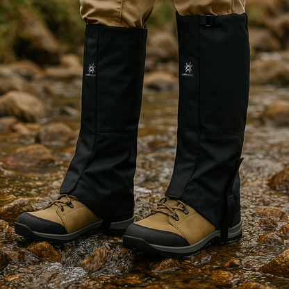 Waterproof Snow Gaiters for Hiking & Winter Sports – Insulated Leg Protection for Trekking, Skiing & Snowshoeing