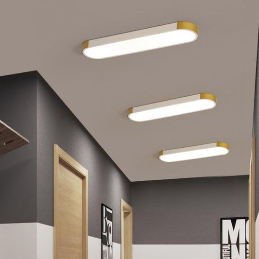 26-Inch Round LED Ceiling Light with 3 Color Modes, Modern Low-Profile Fixture for Bedroom Living Room Hallway Office Kitchen Bathroom, Iron