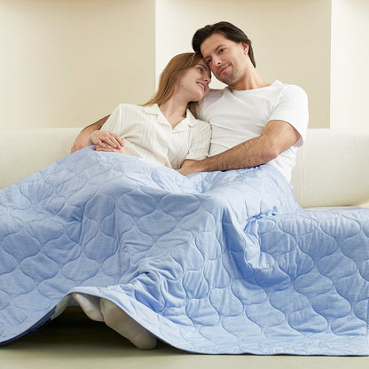 Pro Cooling Blanket | Cooling Blanket for Bed with Japanese Fabric | Double-Sided Design for Hot Sleepers