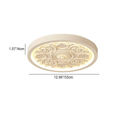 LED Ceiling Light Flush Mount with Remote Control Dimmable for Bedroom Living Room Low Profile
