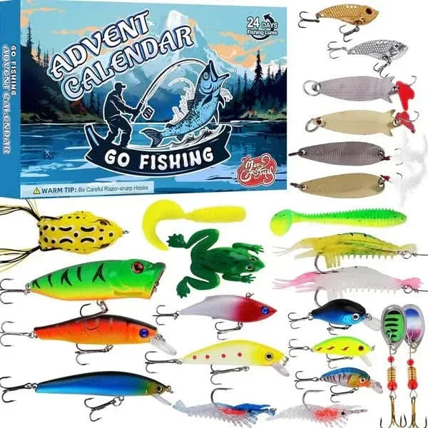 TACKLENOEL – Calendario de Adviento de pesca para regalos festivos