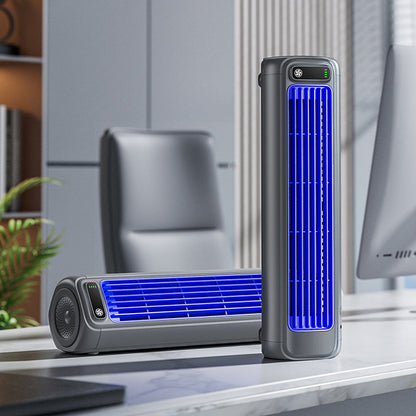 Cordless Personal Air Cooler with USB Rechargeable Battery for Desk or Wall Mount, Portable Mini Cooling Fan for Bedroom, Home Office
