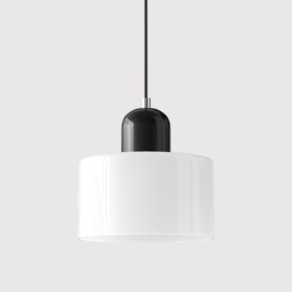 Handwoven Glass Pendant Light Bauhaus Style Indoor Hanging Lamp Adjustable Cable for Dining Room Kitchen Home Office