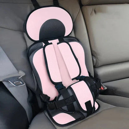 Adjustable Child Car Seat with 5-Point Harness for Infants, Toddlers & Kids | Breathable Cushion, Side-Impact Protection &