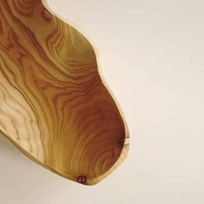 Bandeja para servir frutas Mira - Madera rústica, diseño natural