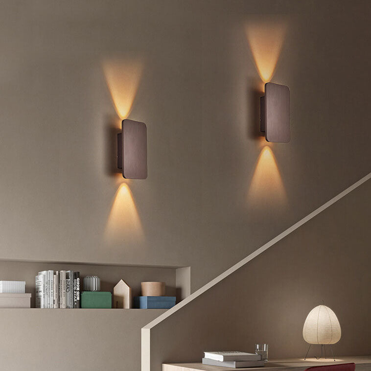 6W LED Metal Sconce for Entryways & Cozy Spaces – Hardwired Modern Fixture in Black, Gold, Coffee & Gray