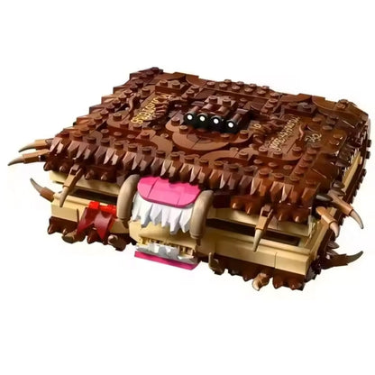 Fantasy Biting Book Building Set – 519-Piece Magical Monster Construction Kit for Display & Collection