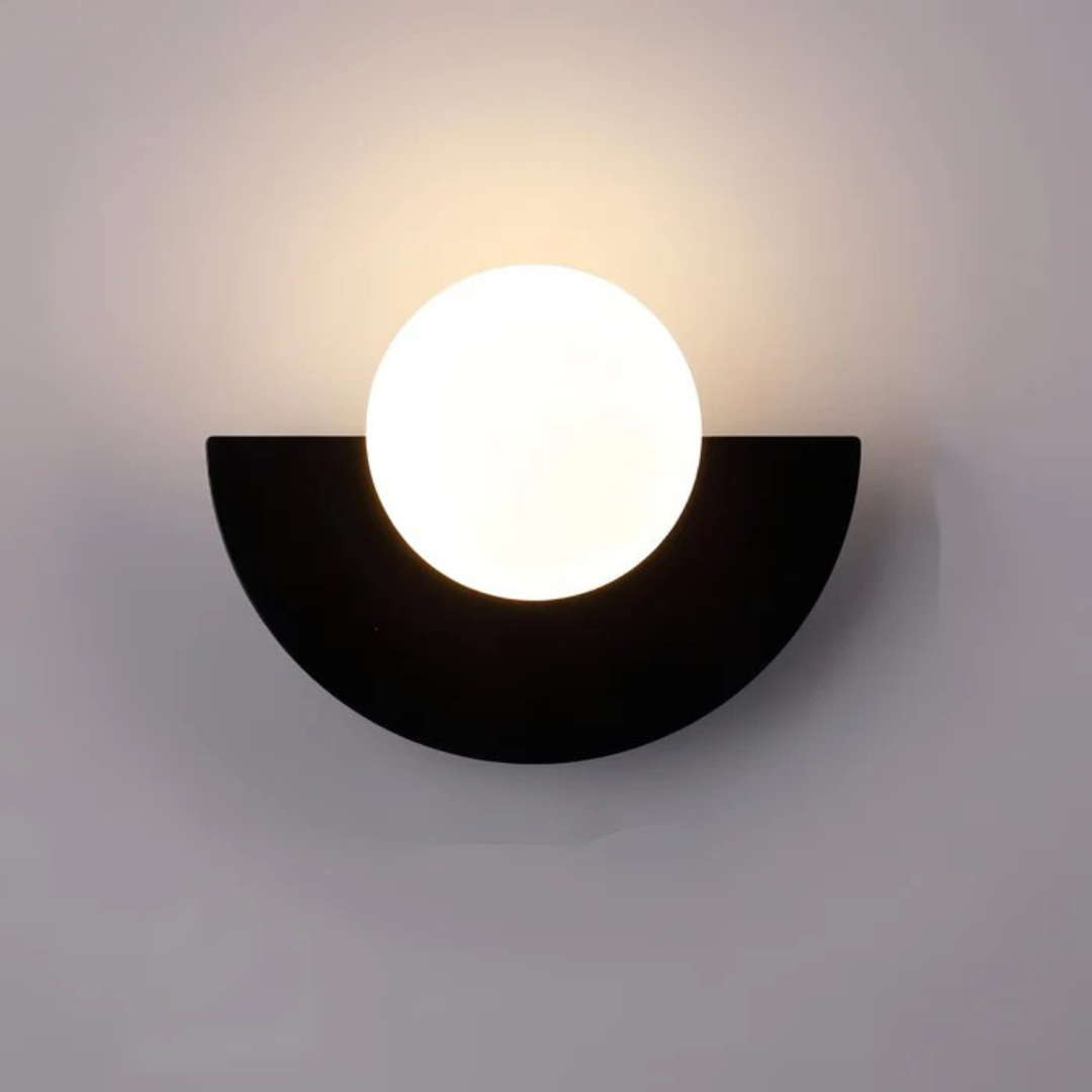 Modern LED Wall Sconce Light Fixture - Sleek Metal Design for Living Room, Bedroom, Hallway, Office - Energy Efficient G9 Bulb Included