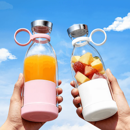 Licuadora personal recargable por USB, botella de 17 oz para batidos de proteínas, licuados, jugos, ideal para llevar, ejercicio, viajes, hogar, oficina y entrenamiento