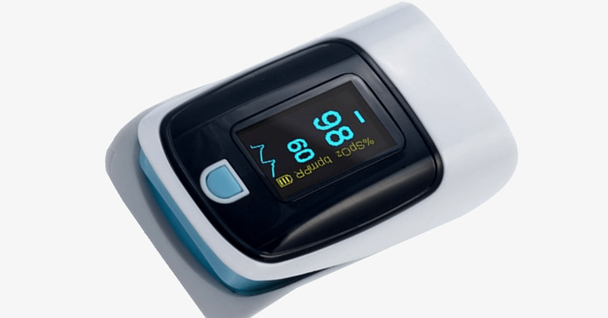 Oxímetro de pulso avanzado | Monitor preciso de saturación de oxígeno con pantalla LED | Chequeos de salud rápidos para todas las edades