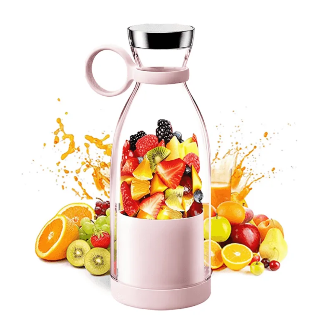 Licuadora personal recargable por USB, botella de 17 oz para batidos de proteínas, licuados, jugos, ideal para llevar, ejercicio, viajes, hogar, oficina y entrenamiento