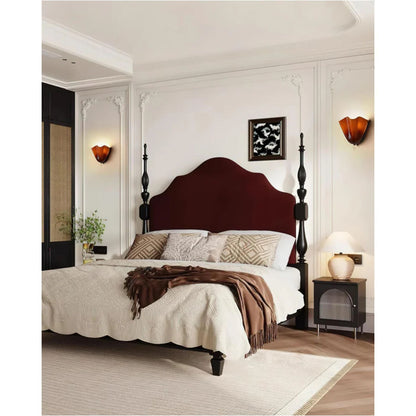 Dual-Socket Sconce Light with Textured Glass Shade in Warm Tones for Entryways & Powder Rooms