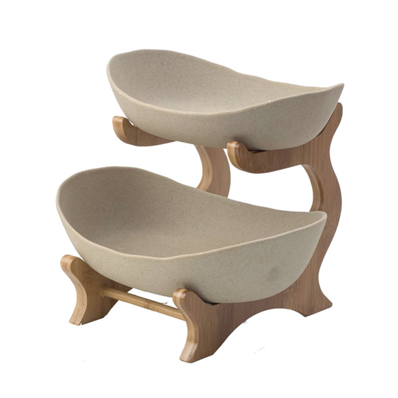 Three-Level Fruit Display Stand for Kitchen Storage Solutions