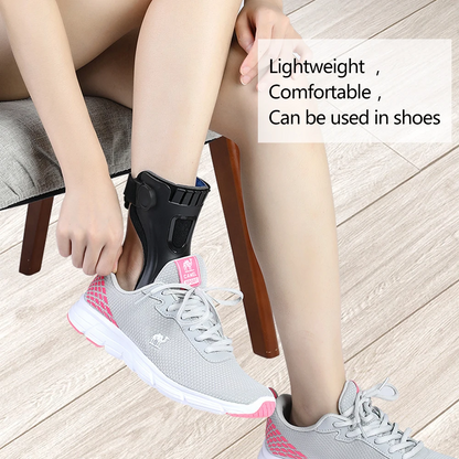 Ortesis AFO Comfort | Soporte ligero para pie caído con cámara de aire inflable | Ajuste regulable para mayor estabilidad y comodidad