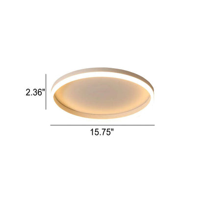 20 in Dimmable LED Ceiling Light with Remote Iron & Acrylic Fixture for Bedrooms Hallways Living Rooms Modern Low-Profile Design