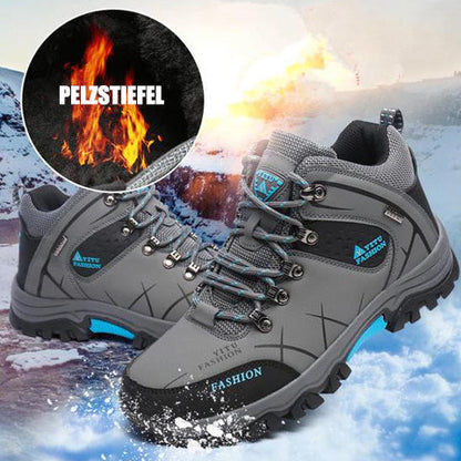 Botas de senderismo para hombre con forro polar | Impermeables y antideslizantes para el máximo confort en invierno