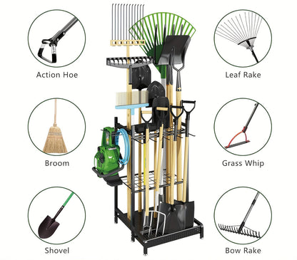Sturdy Metal Tool Organizer for Outdoor Spaces