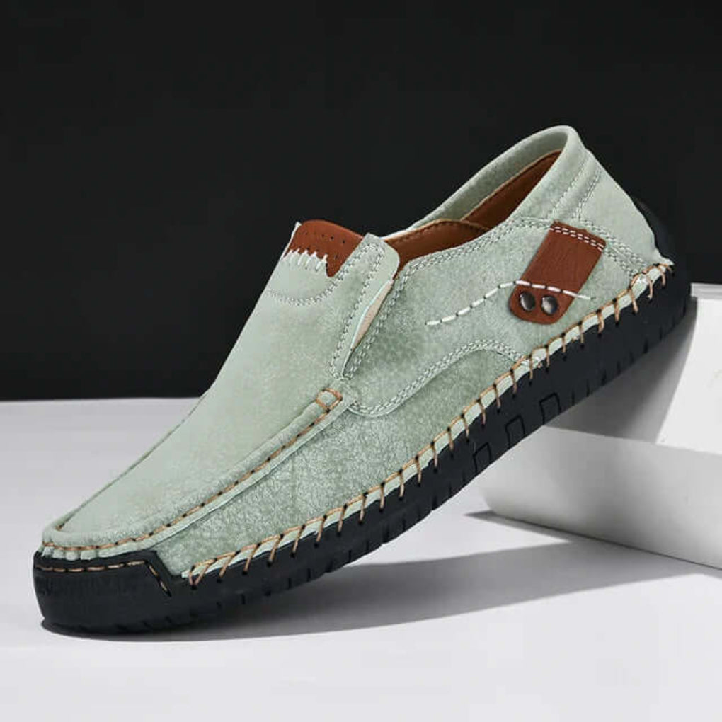 Men's Slip-On Shoes with Arch Support & Cushioned Footbed for All-Day Comfort