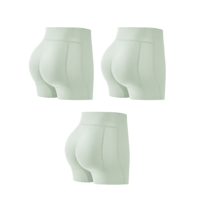 High-Waist Padded Butt-Lifting Shapewear Shorts for Women – Seamless Body Shaper with Removable Pads for Everyday Confidence & Special Occas
