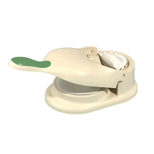Dumpling Press Maker Tool with Dual Molds for Pierogies Potstickers Gyoza Ravioli Hand Press Kitchen Gadget for Homemade Dumplings Pierogi E