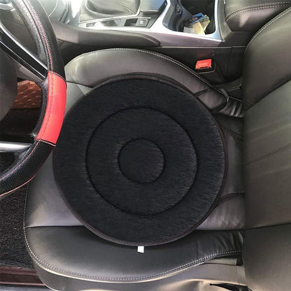 Swivel Seat Cushion with 360° Rotation for Easy Mobility and Back Support