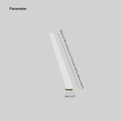 Lámpara de pared LED moderna para baño, aplique de acrílico blanco para espejo, grado de protección IP44
