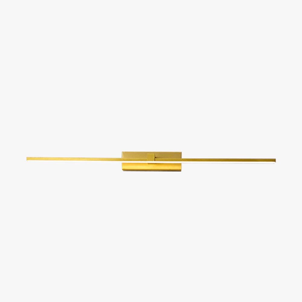 Hexagonal LED Vanity Light for Bathroom Mirror – Modern Linear Wall Mount Fixture in Gold, Black or White